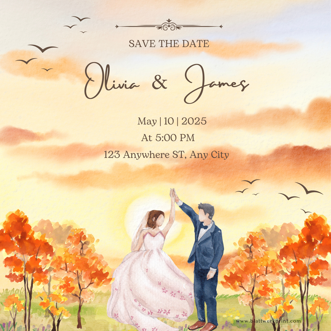 Orange Cute Illustration