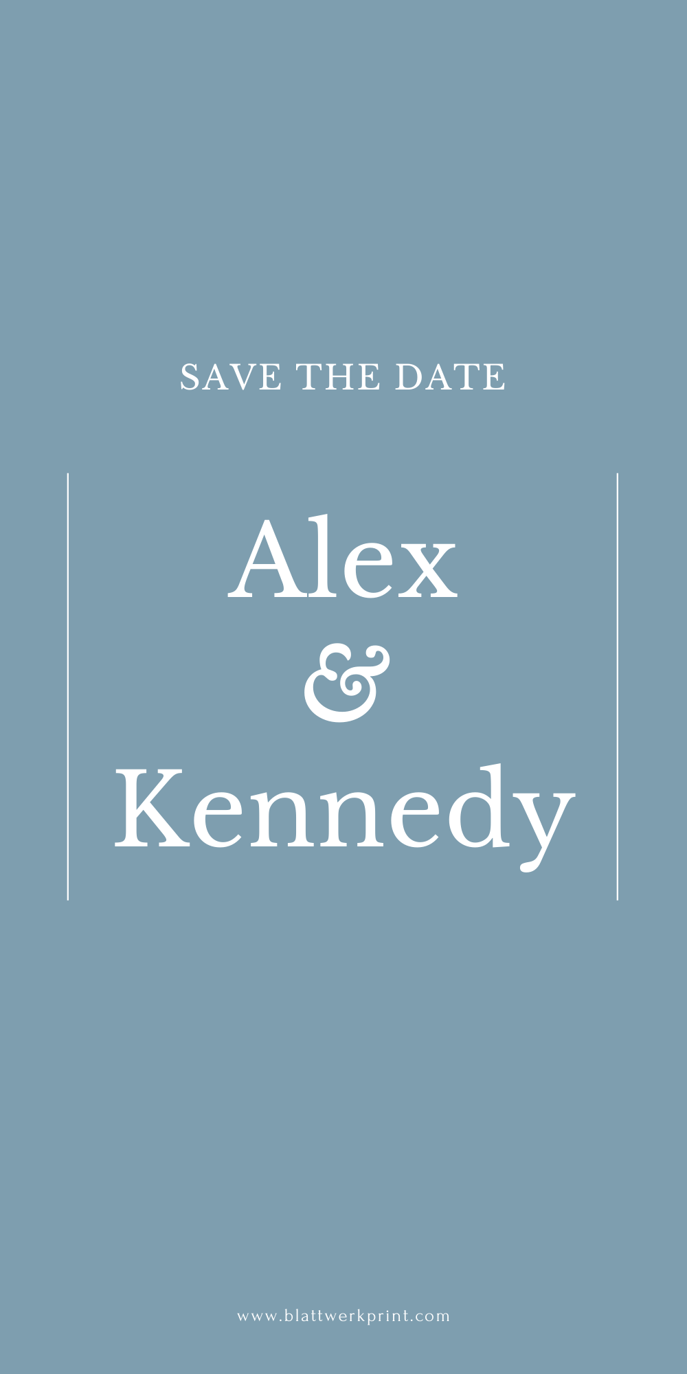 Grey and Blue Elegant