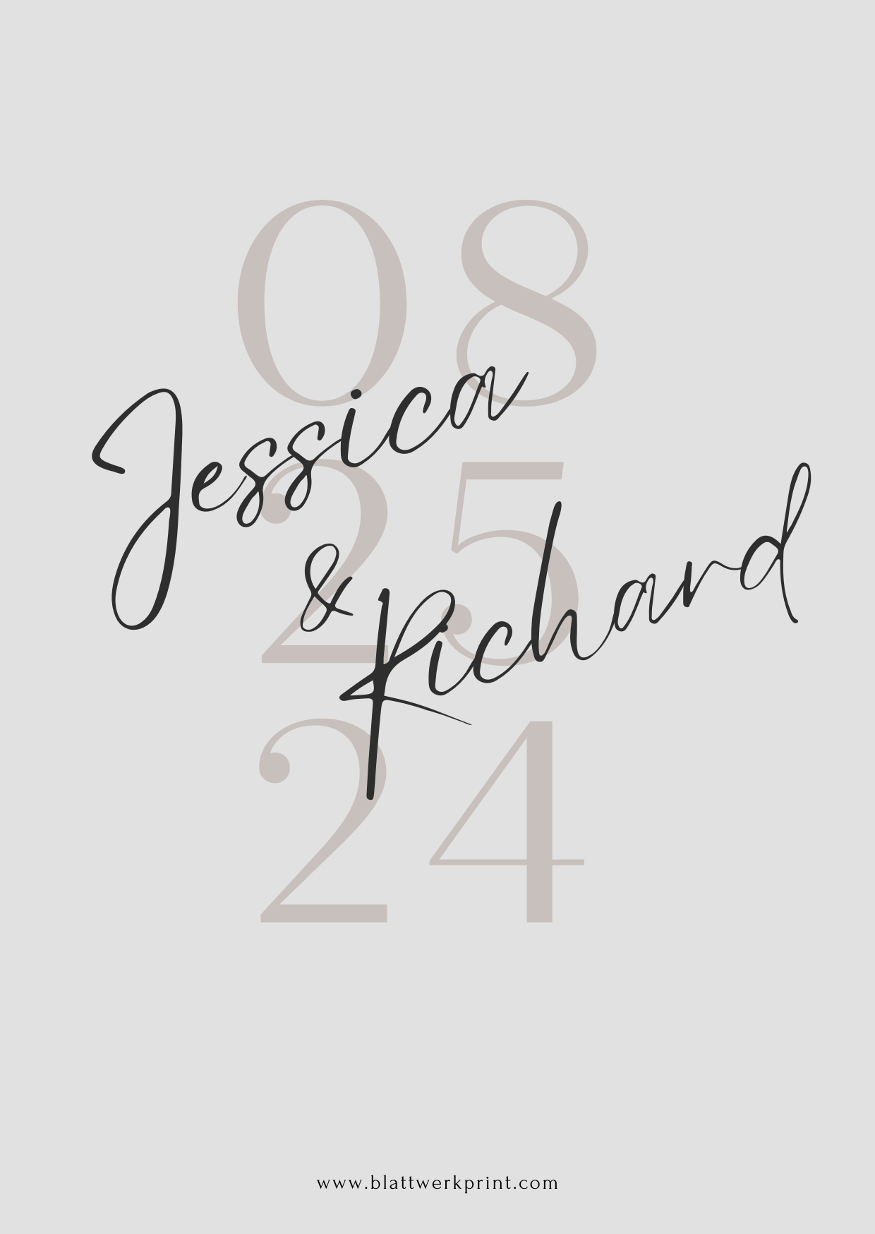 Beige and Grey Minimalist