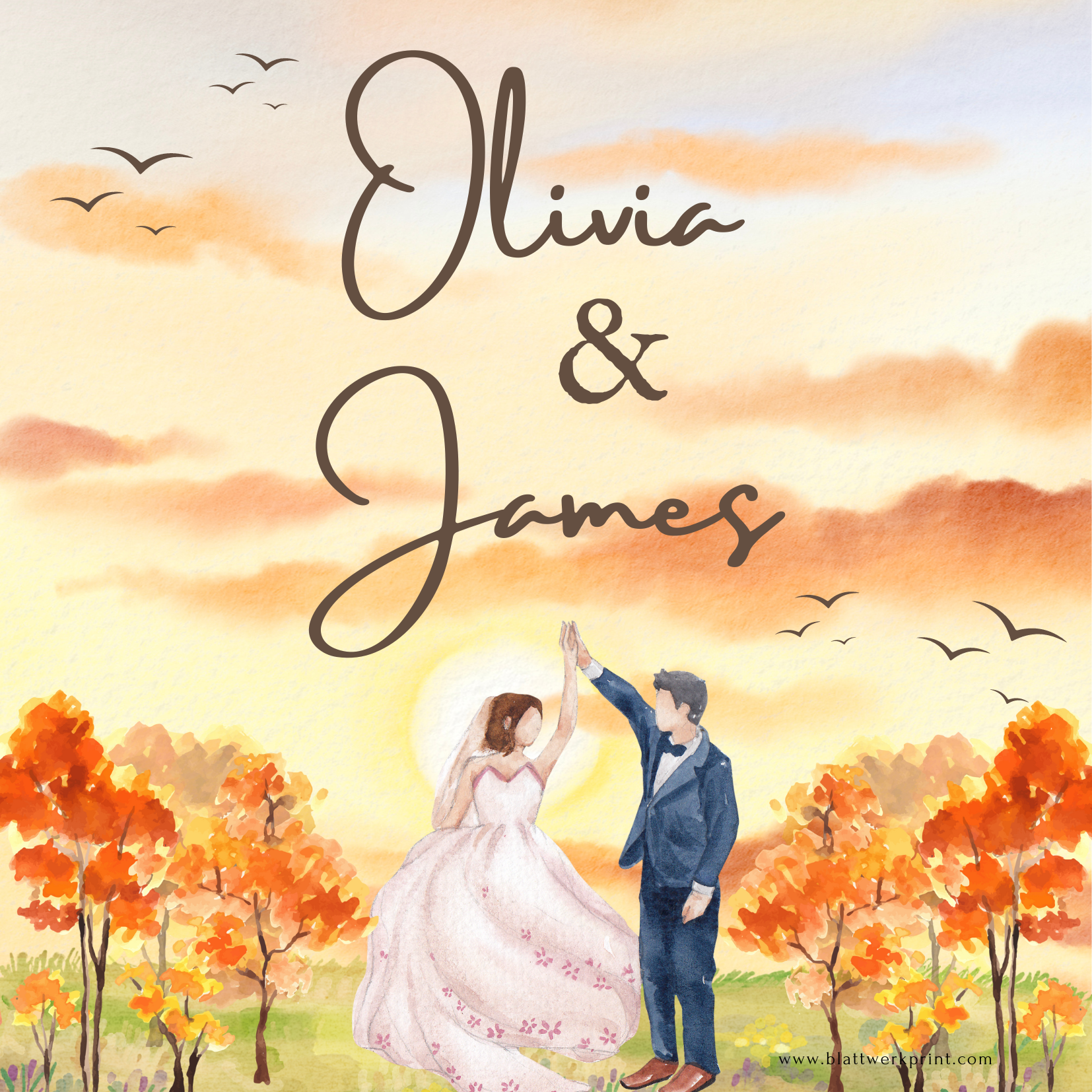 Orange Cute Illustration