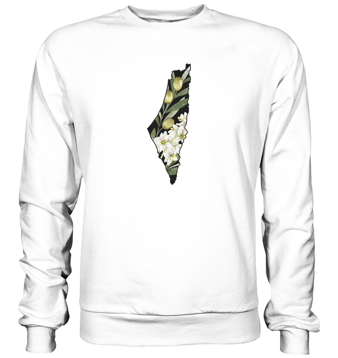 Palestine Olive flag - Basic Sweatshirt