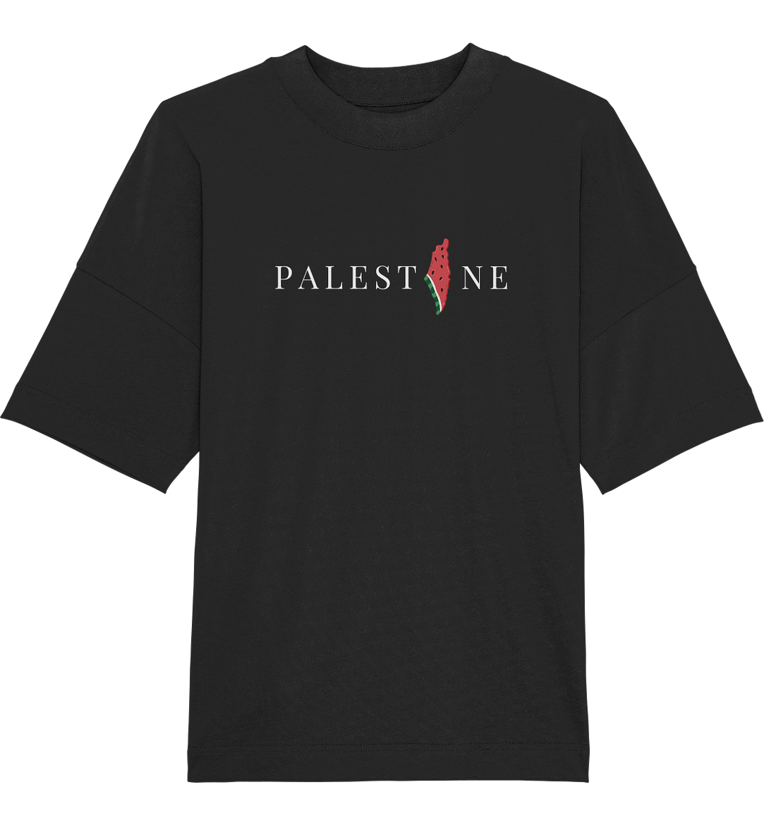 Palestine Watermelon - Organic Oversize Shirt