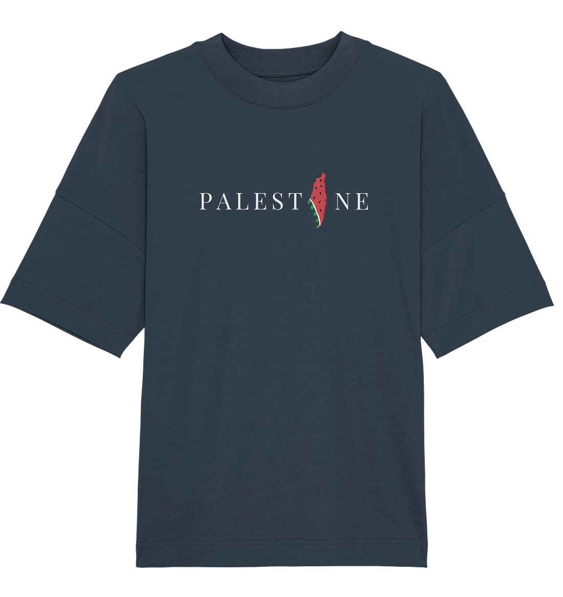 Palestine Watermelon - Organic Oversize Shirt