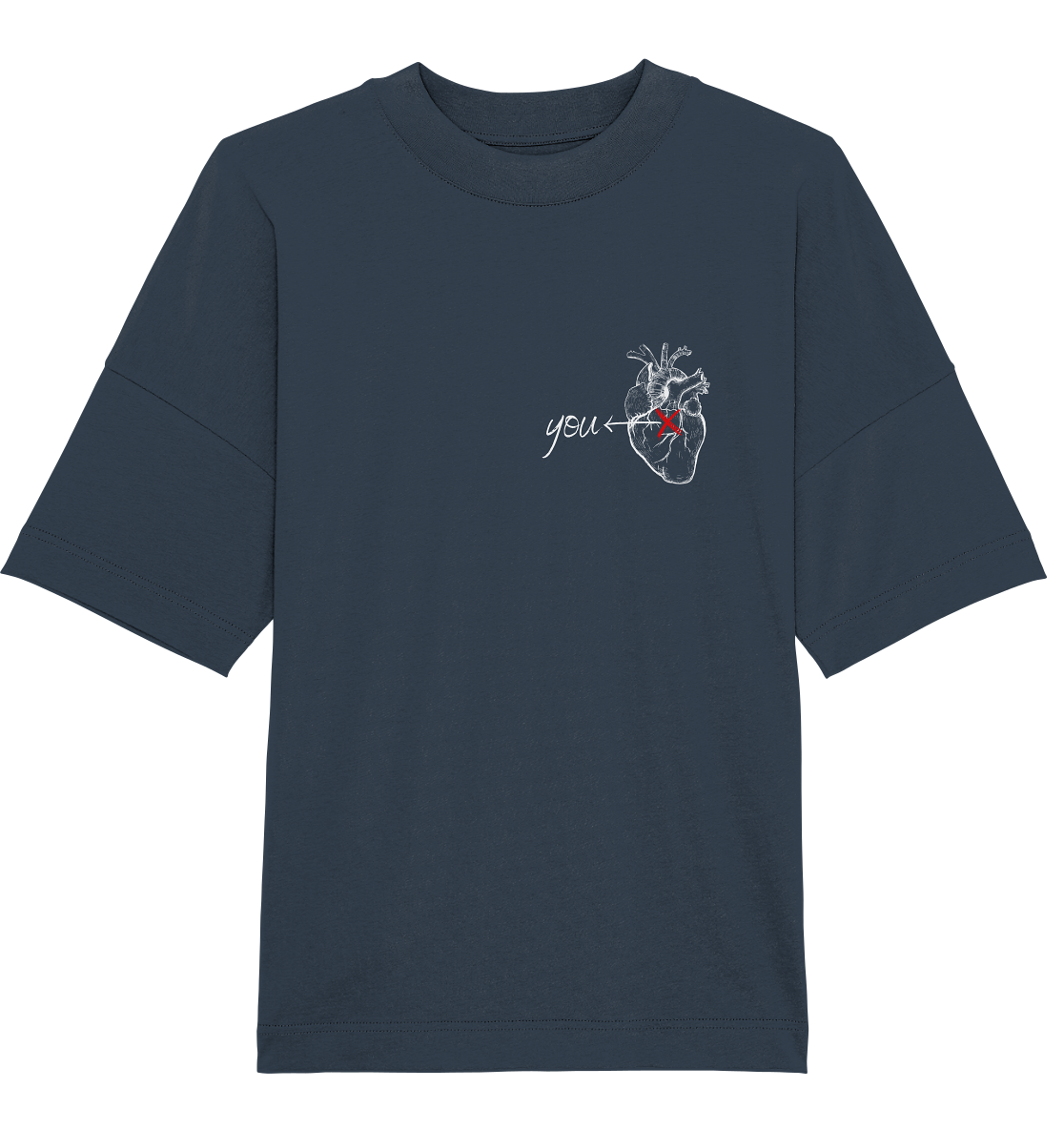 You - Heart - Oversized Unisex T-Shirt