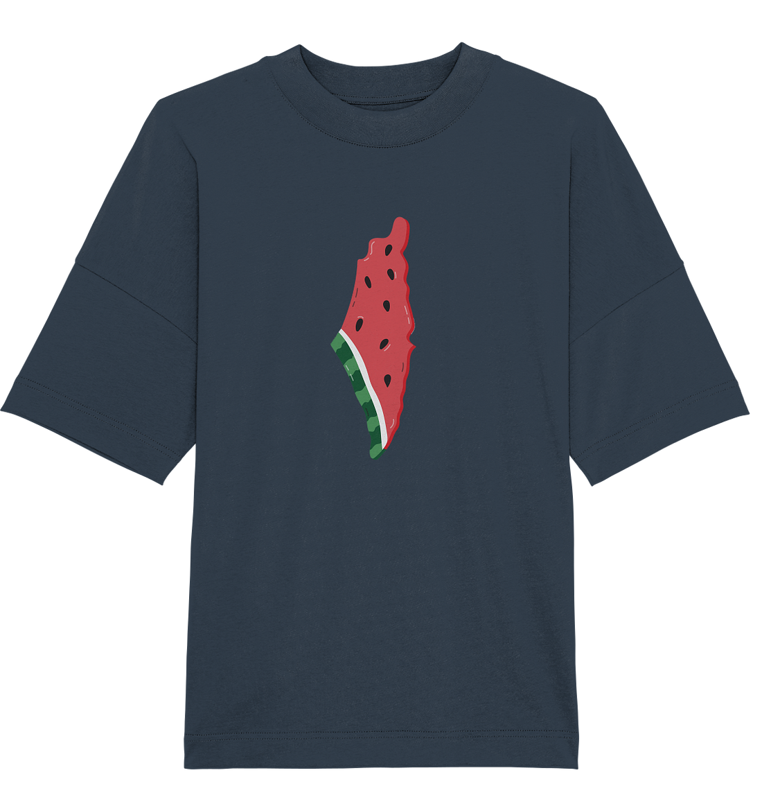 Palestine watermelon flag - Organic Oversize Shirt