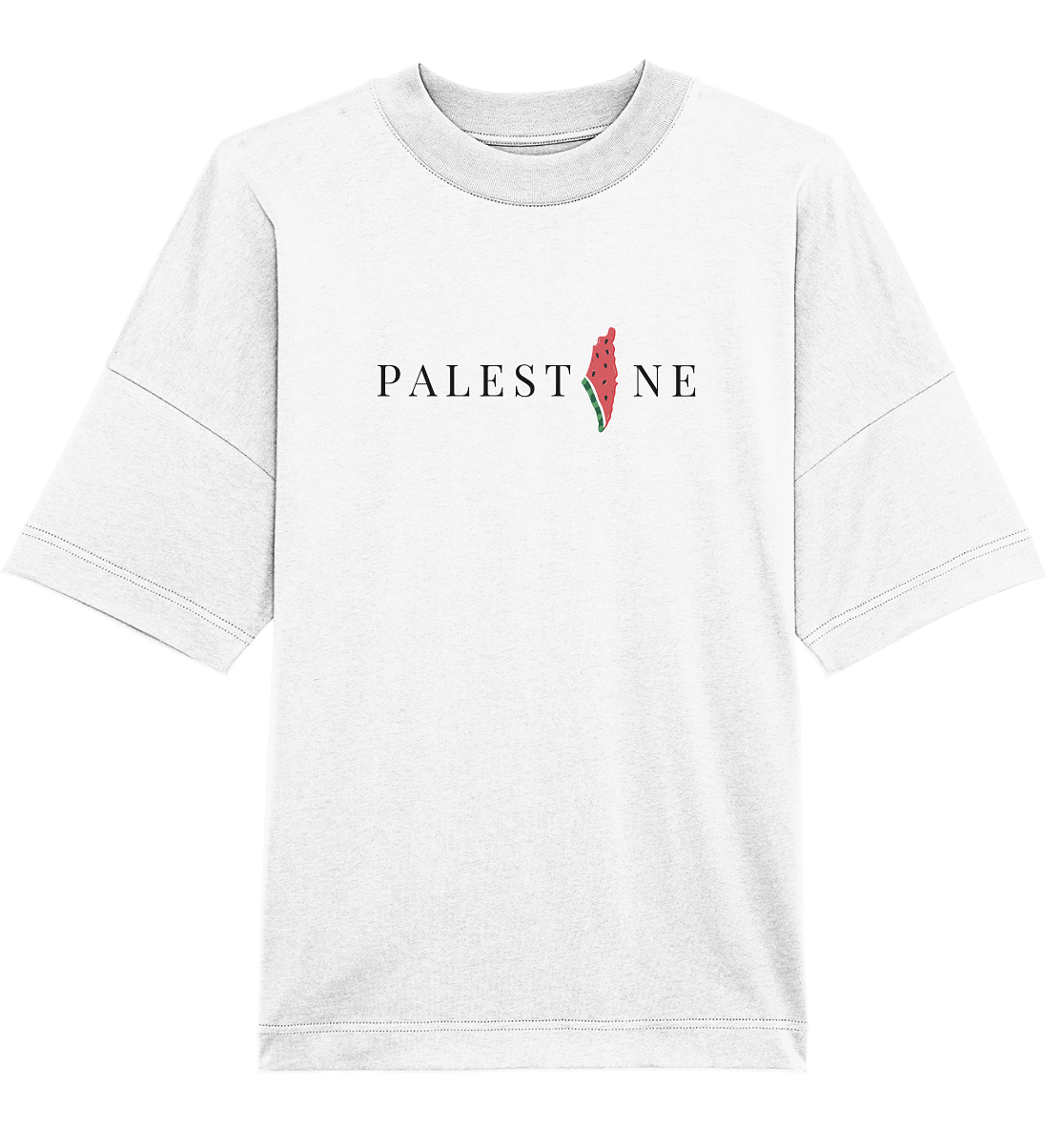 Palestine Watermelon - Organic Oversize Shirt