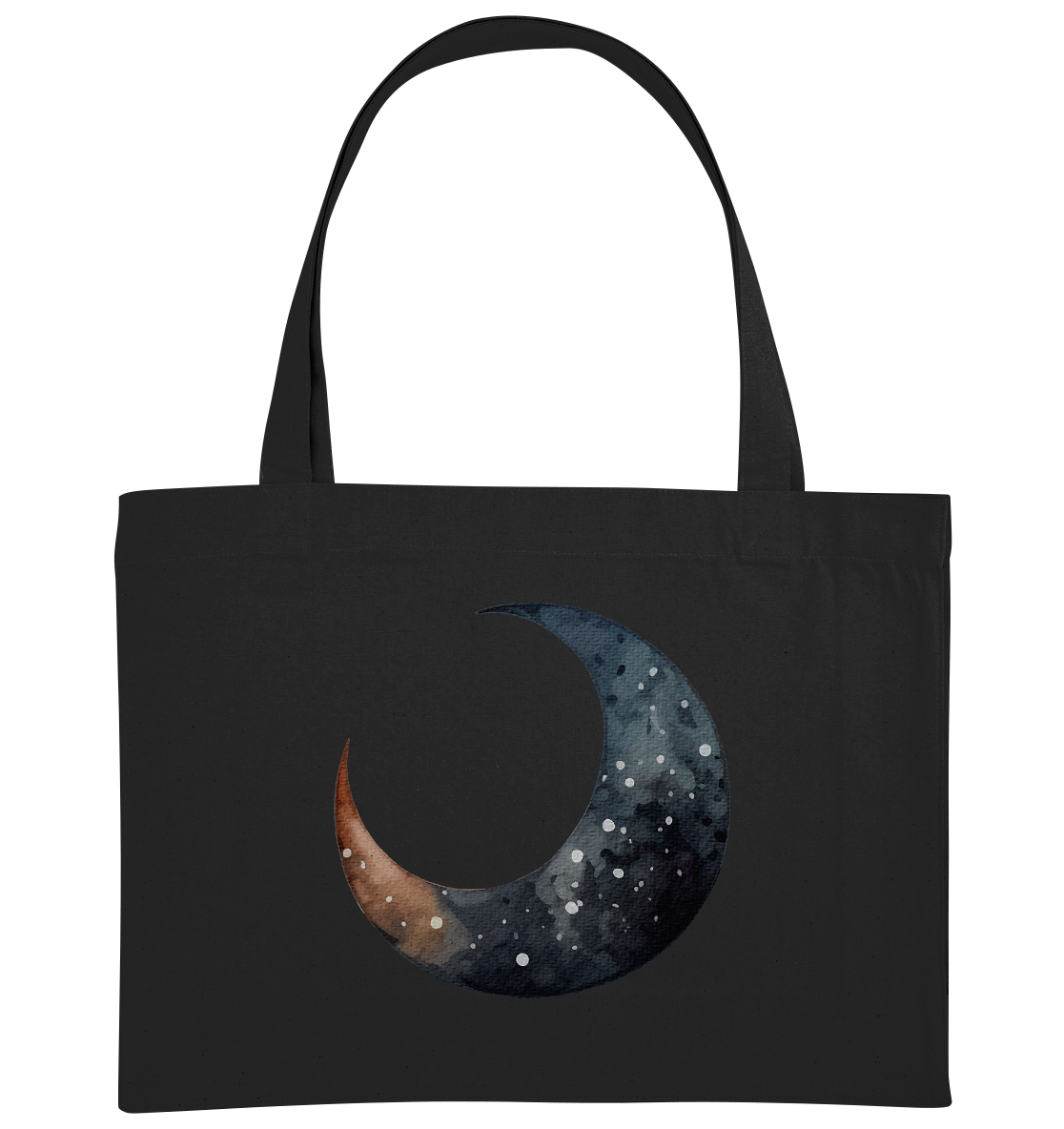 Watercolor Islamic Moon - Organic Shopping-Bag