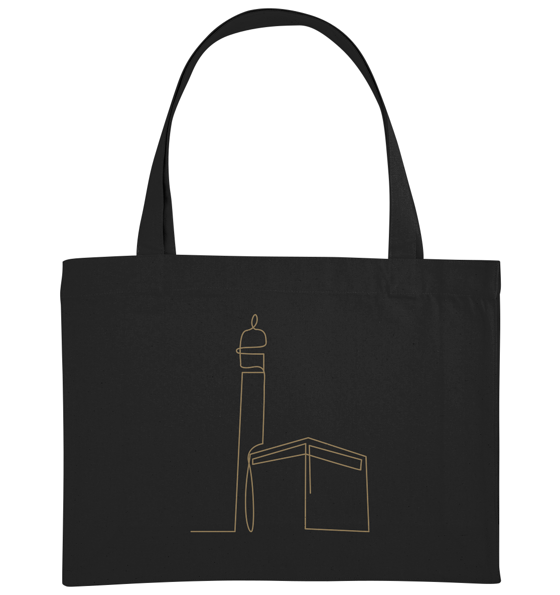 Minaret and Mecca Structure - Organic Shopping-Bag