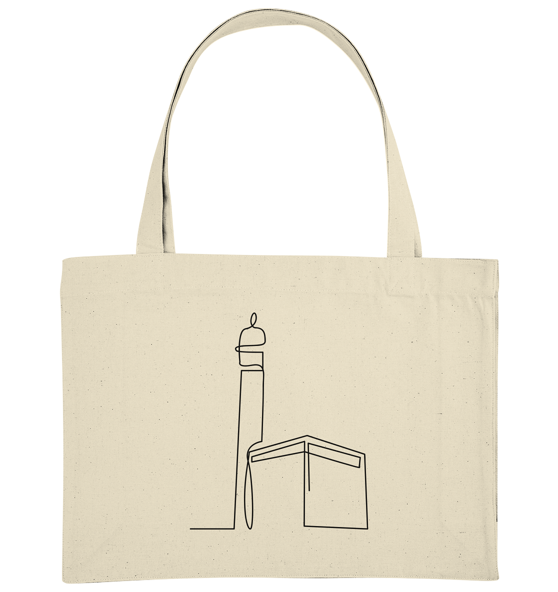 Minaret and Mecca Structure - Organic Shopping-Bag