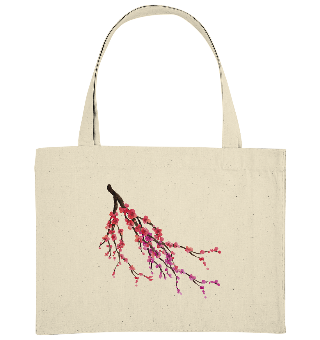 Blume Knospe Rot - Organic Shopping-Bag