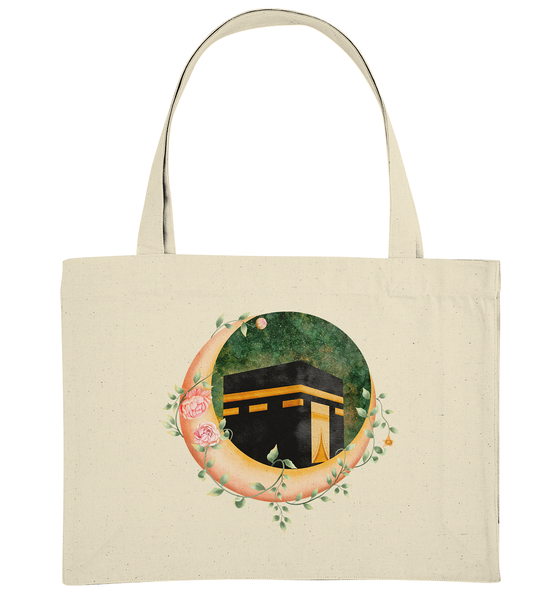 Kaaba Floral Moon - Organic Shopping-Bag