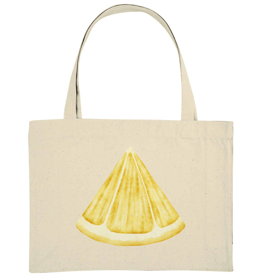 Lemon Slice Watercolor - Organic Shopping-Bag