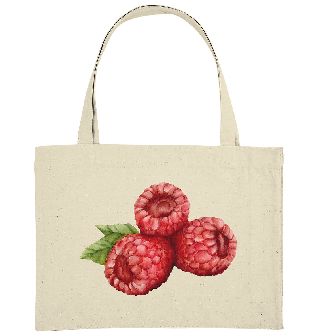 Raspberry watercolor - Organic Shopping-Bag