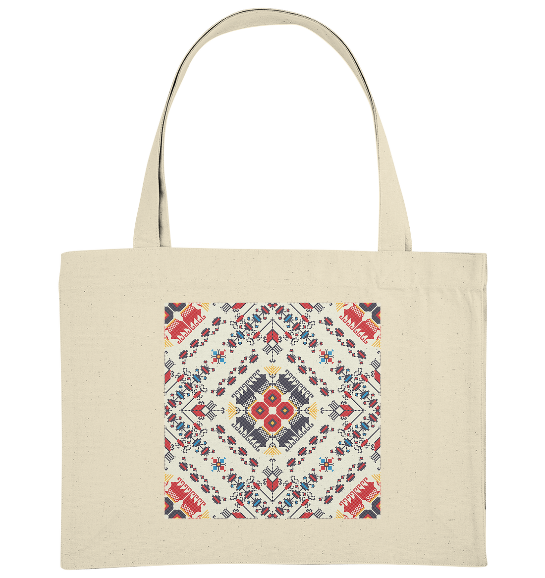 Bulgarian Embroidery - Organic Shopping-Bag