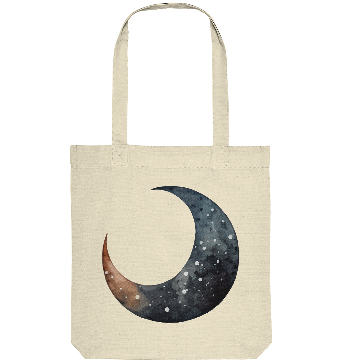 Watercolor Islamic Moon - Organic Tote-Bag