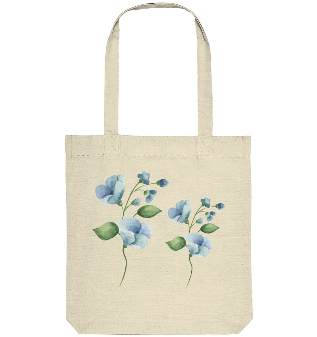 Blue Flowers - Organic Tote-Bag