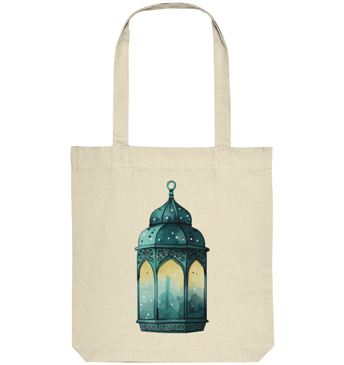 Ramadan Lantern Green - Organic Tote-Bag