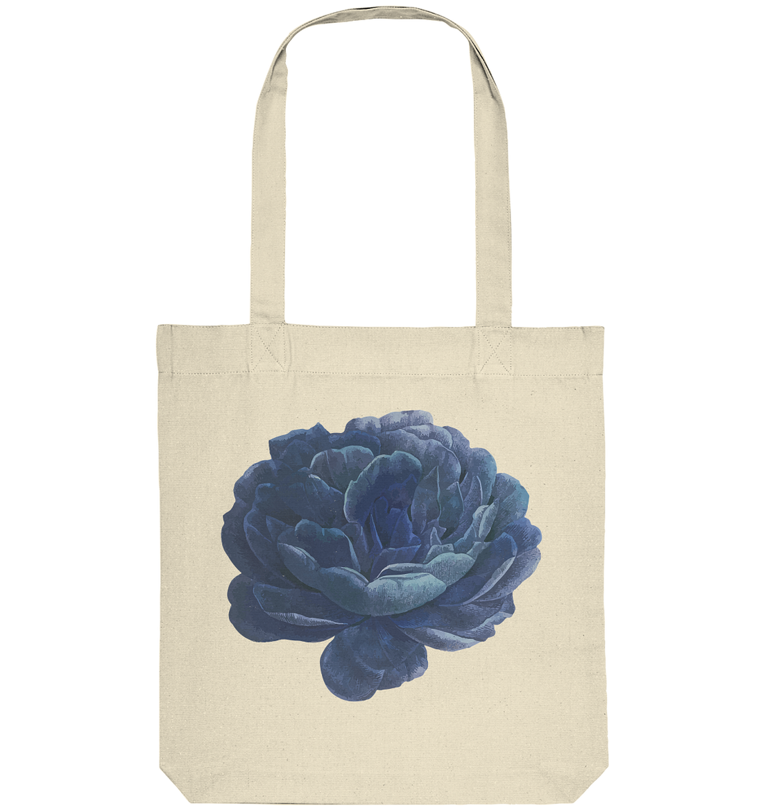 Blue Flower - Organic Tote-Bag