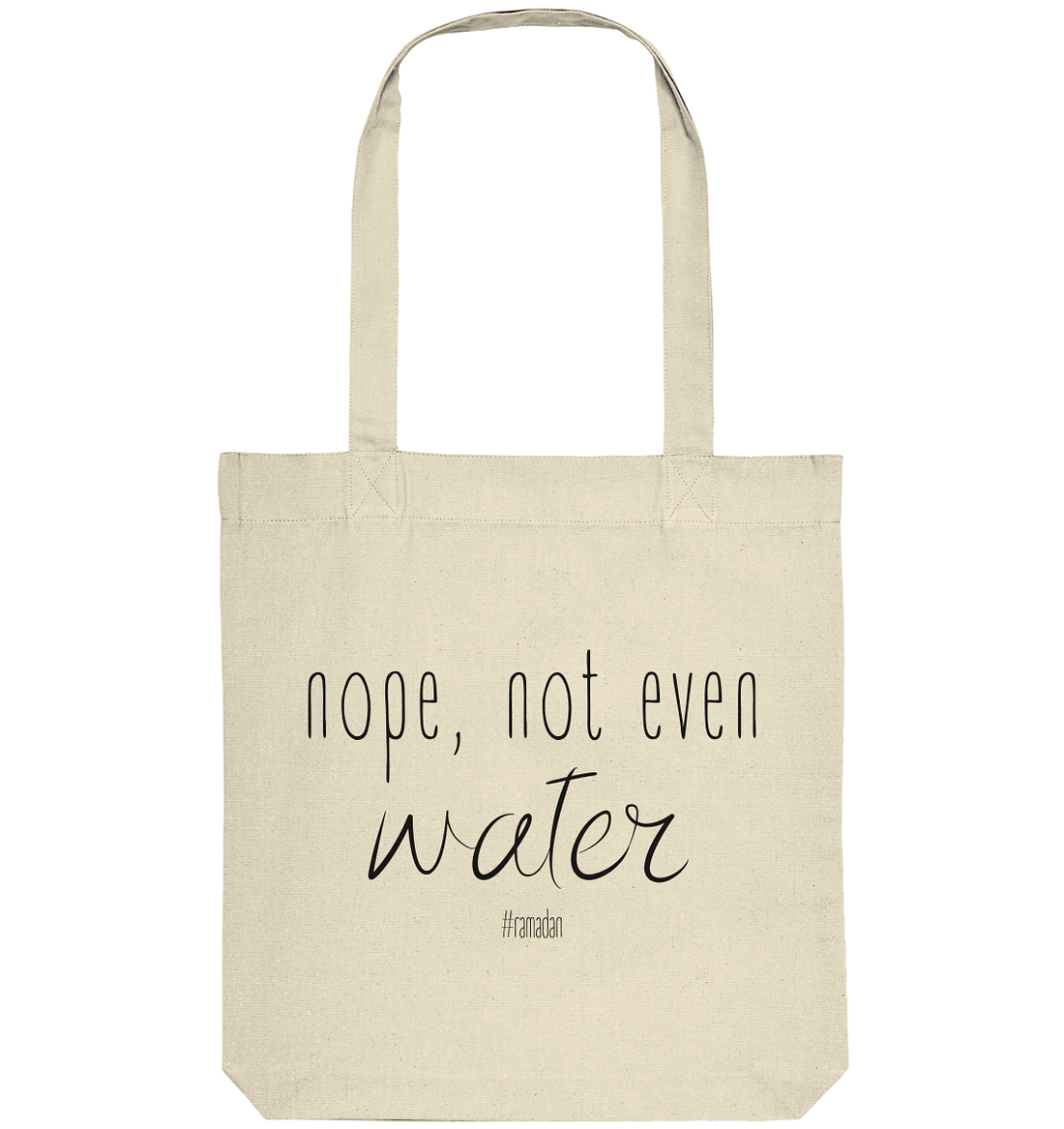 nope, not even water