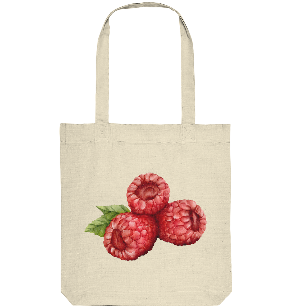 Raspberry watercolor - Organic Tote-Bag