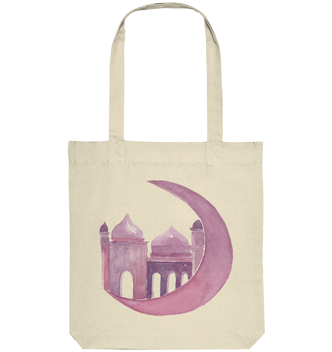 Islamic Watercolor Pink - Organic Tote-Bag