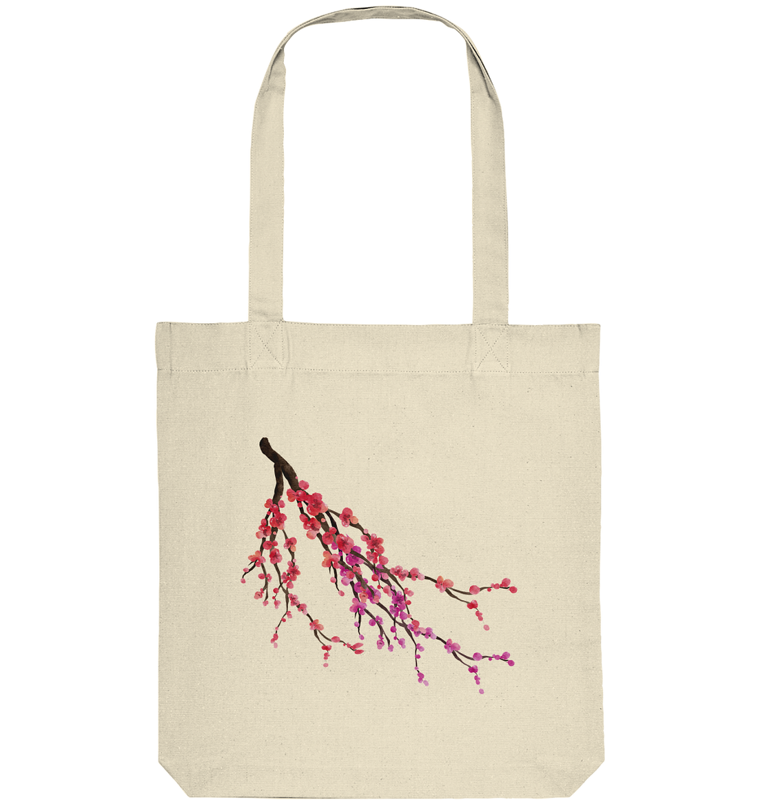 Blume Knospe Rot - Organic Tote-Bag