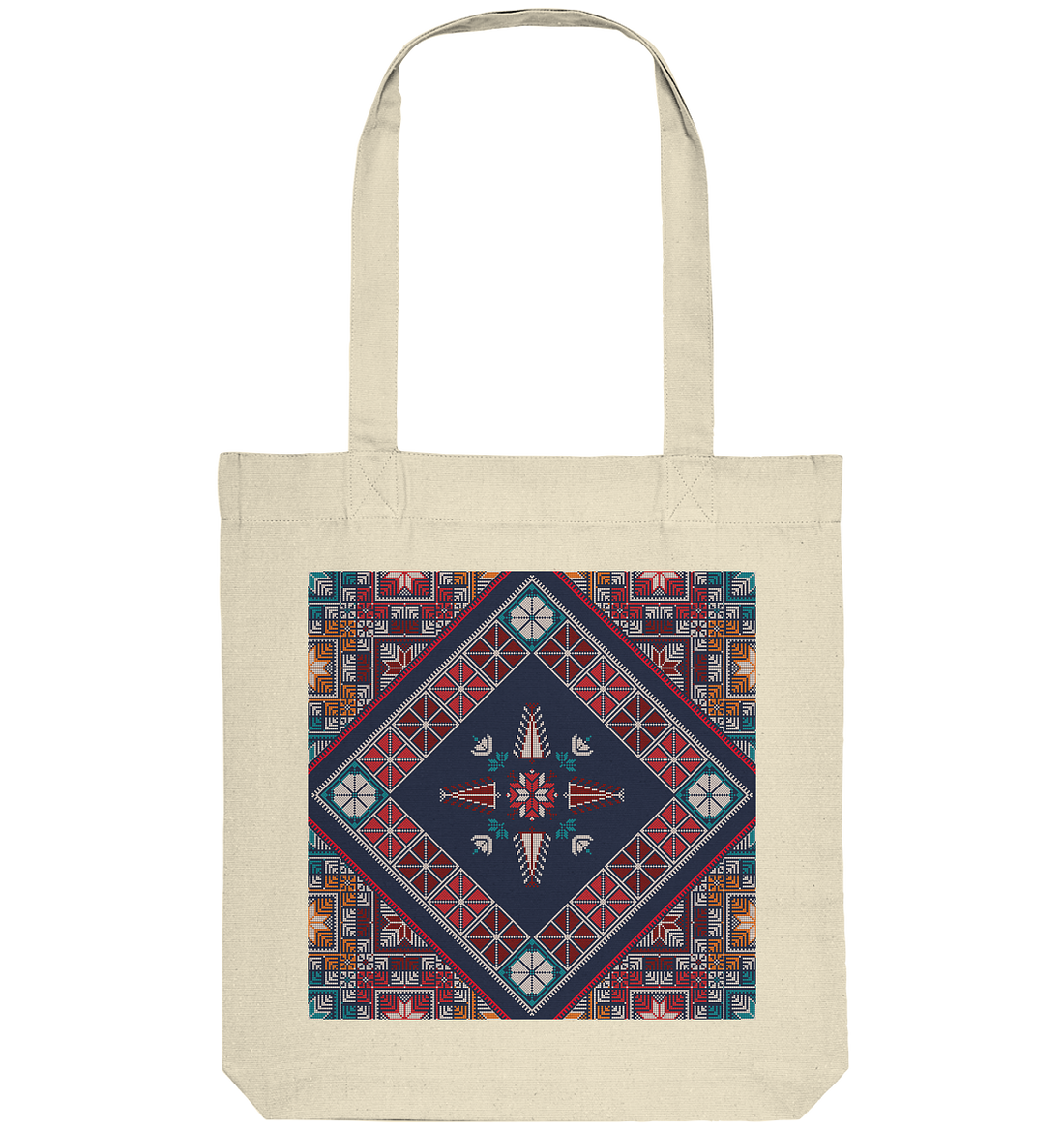 Blue Pattern - Organic Tote-Bag