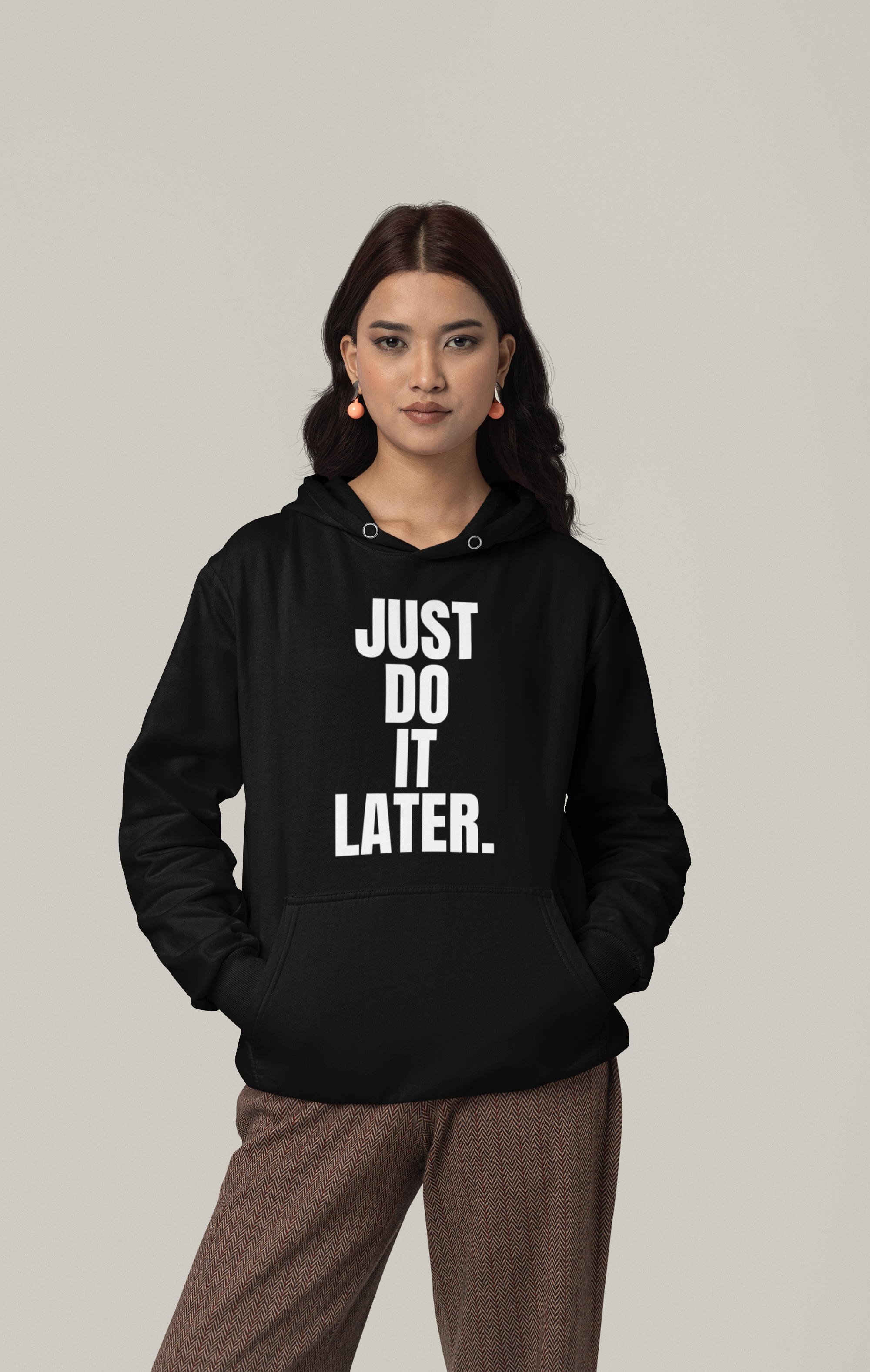 Just do it later - Organic Hoodie