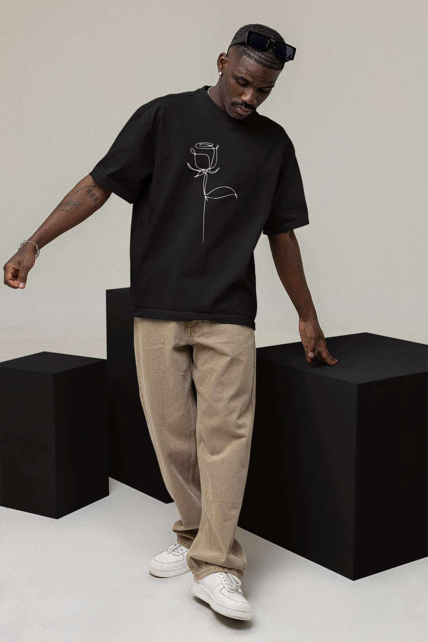 Rose - Oversized Unisex T-Shirt