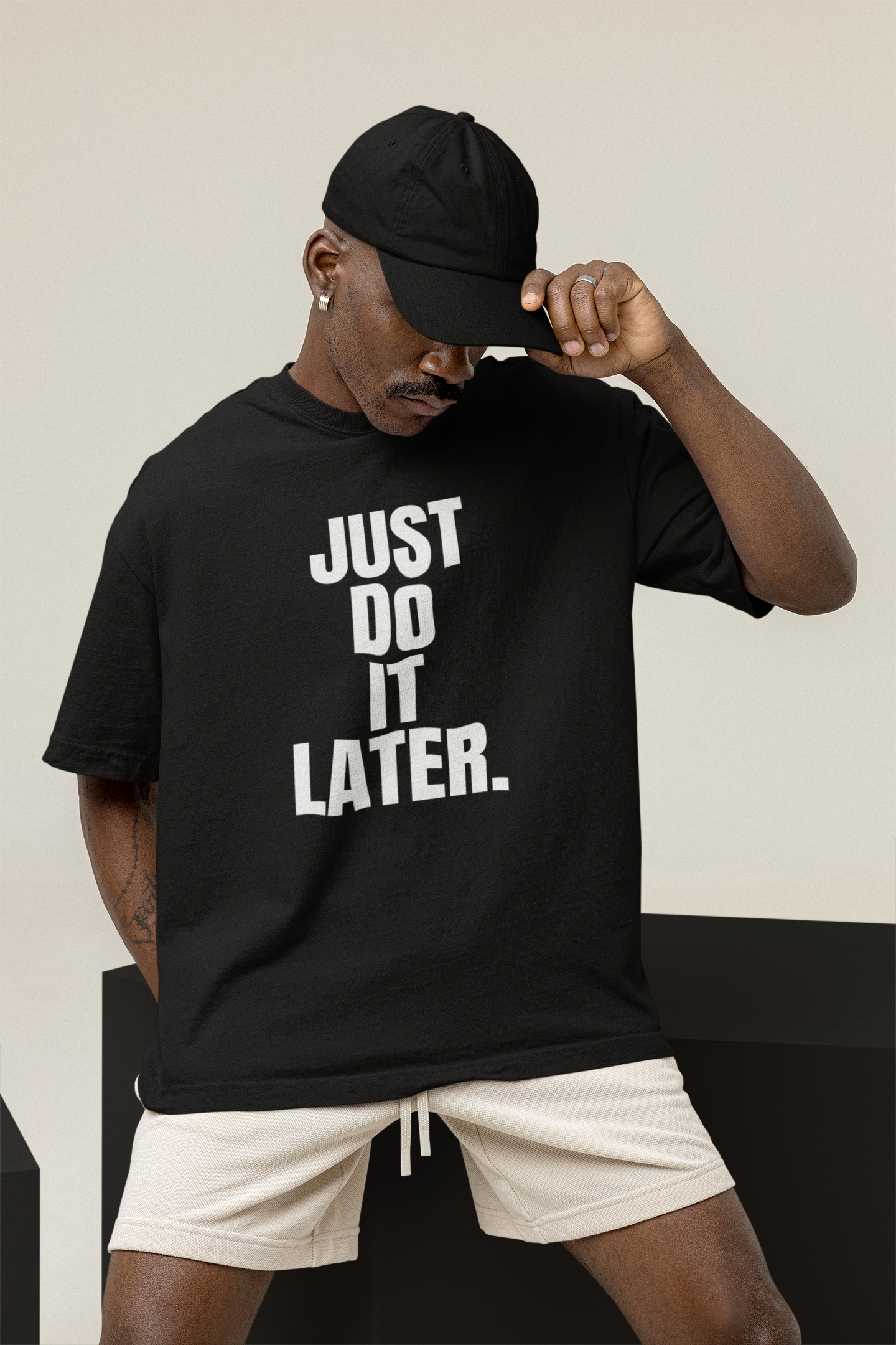 Just do it later - Oversized Unisex T-Shirt