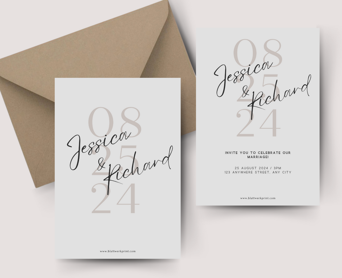 Beige and Grey Minimalist