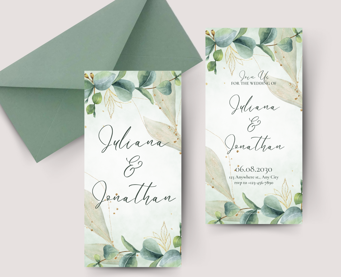 Green Gold Watercolor