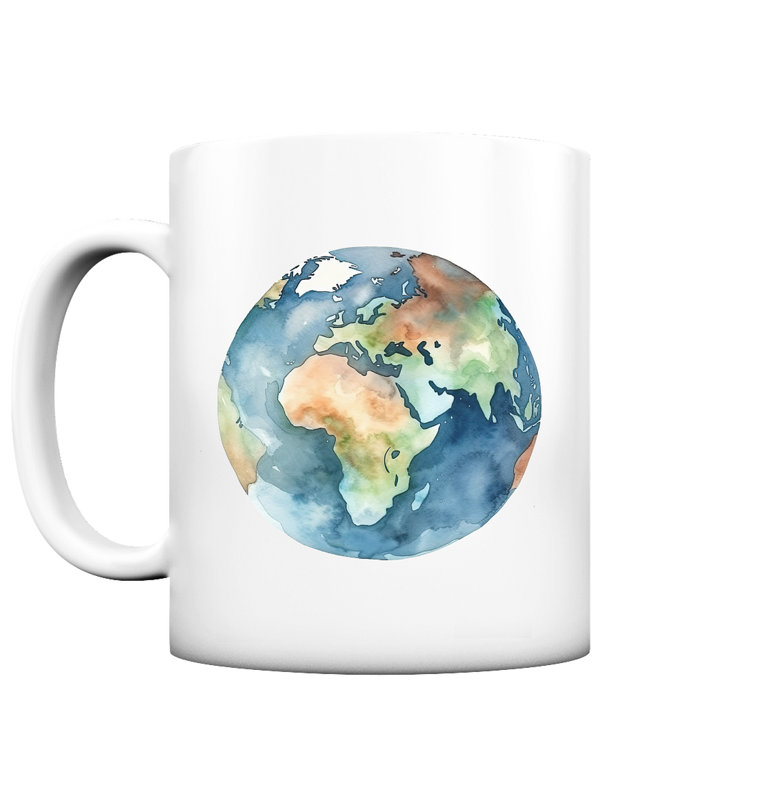 Watercolor Earth - Tasse matt