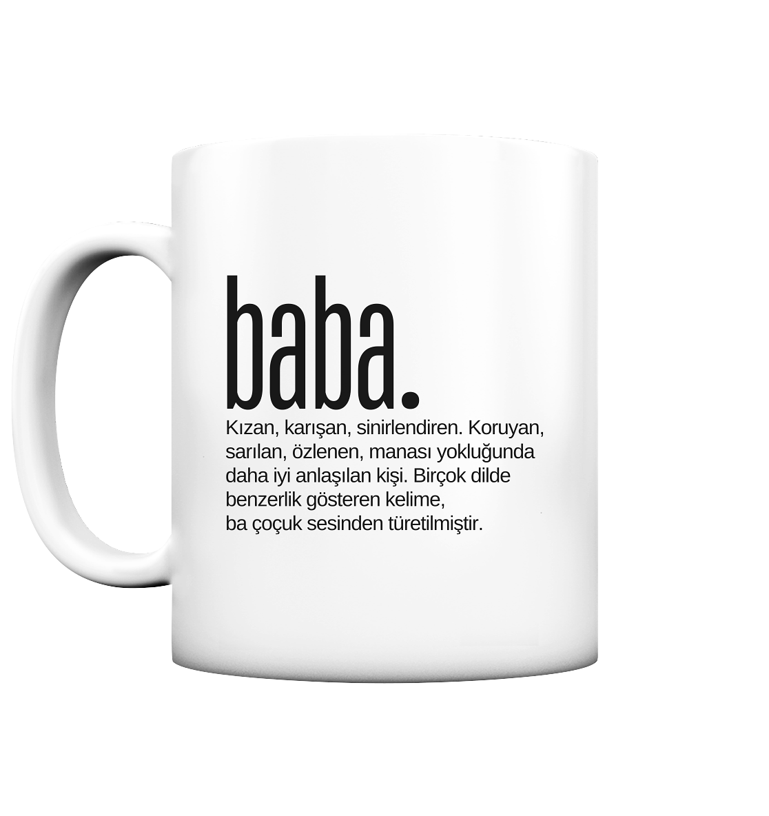 baba. - Tasse matt