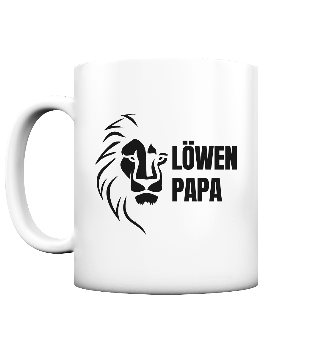 Löwen Papa - Tasse matt