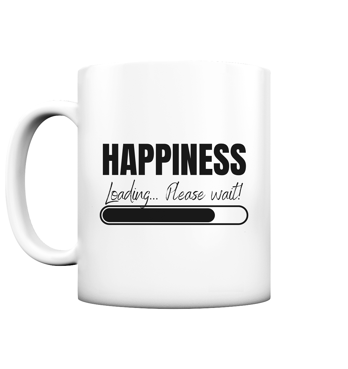 Happiness Loading... Please wait! - Tasse matt