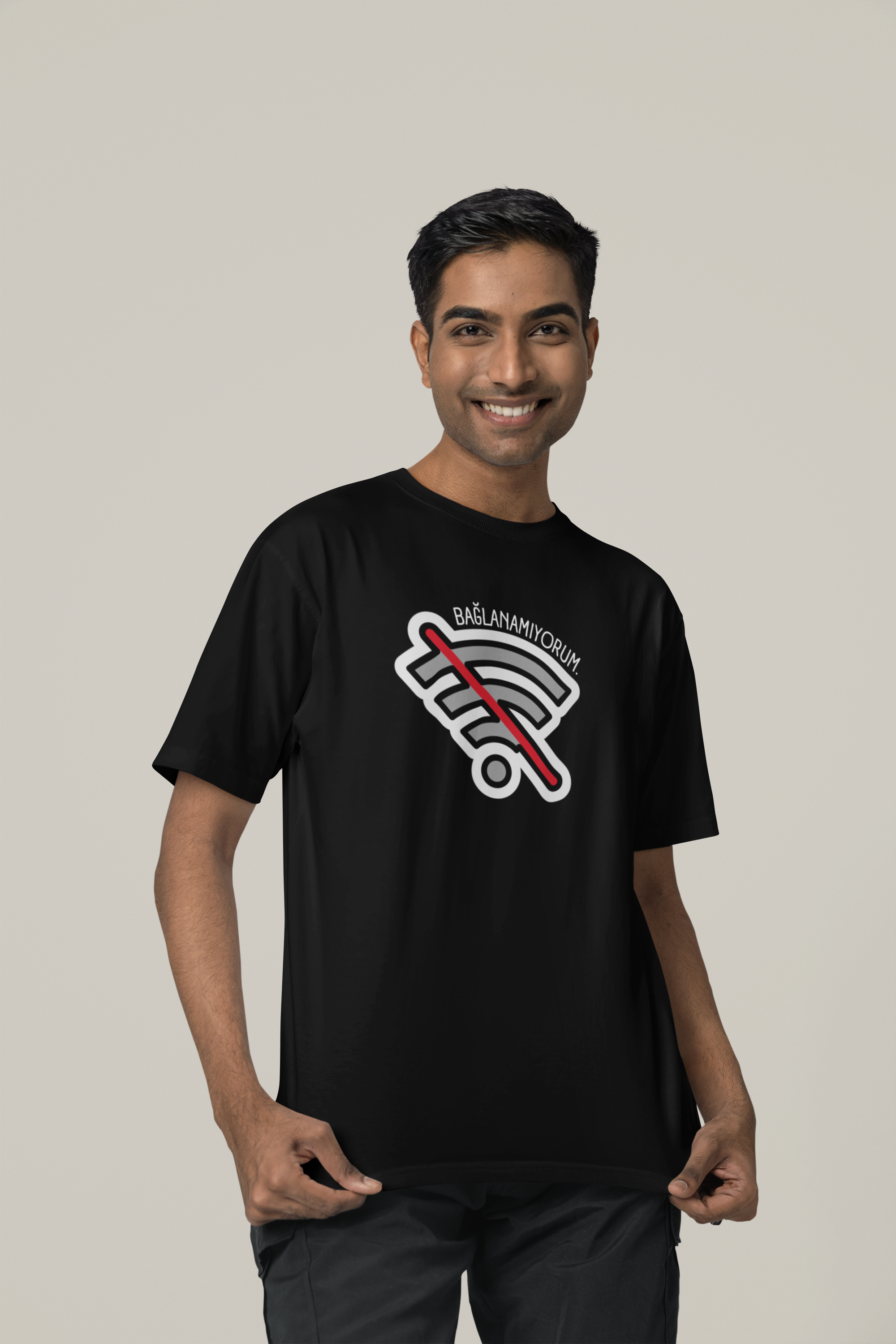 BAĞLANAMIYORUM - Oversized Unisex T-Shirt