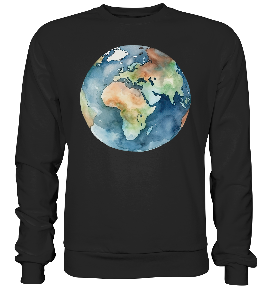 Watercolor Earth - Basic Sweatshirt