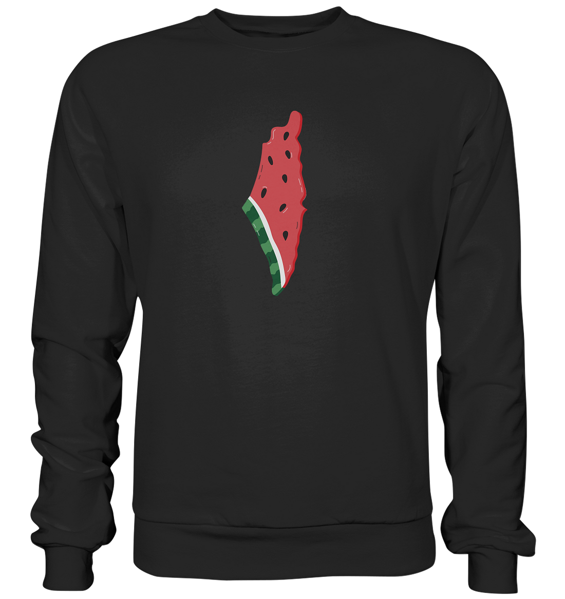 Palestine watermelon flag - Basic Sweatshirt