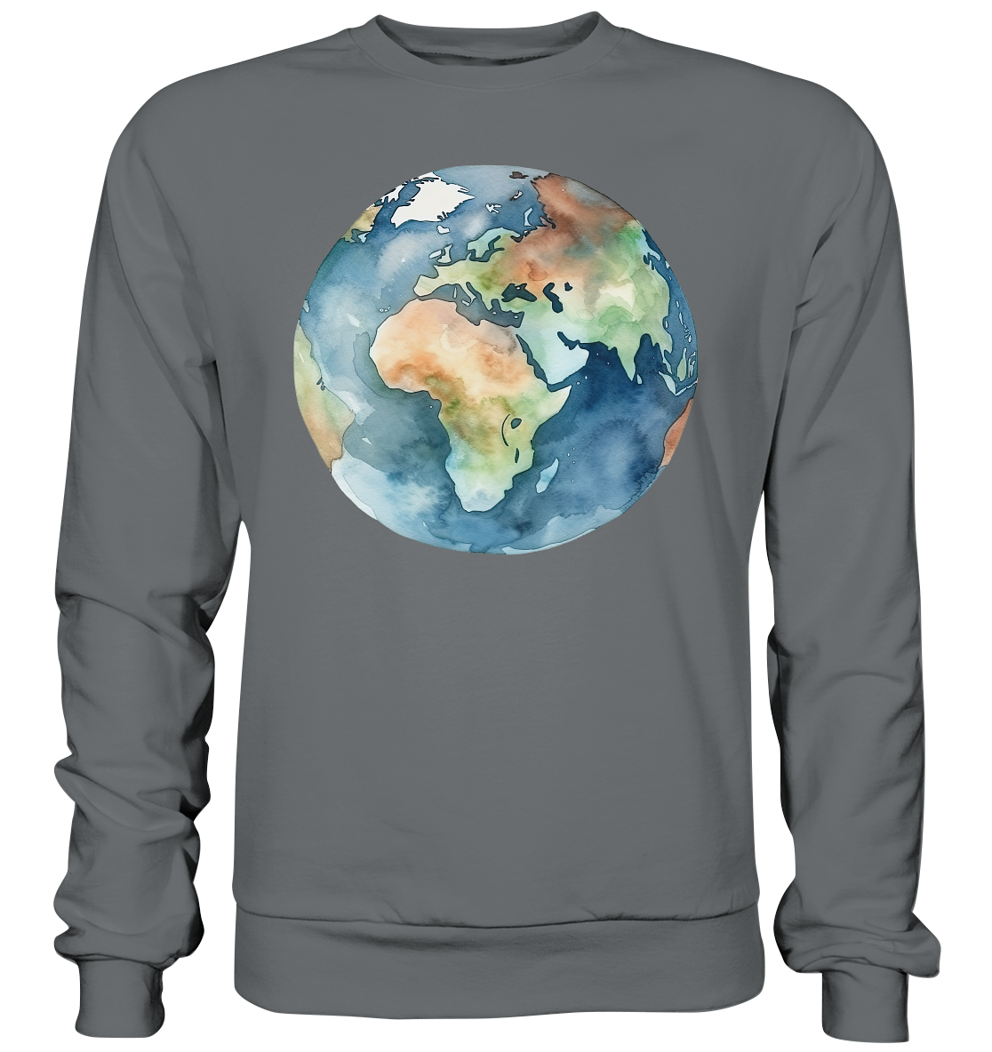 Watercolor Earth - Basic Sweatshirt