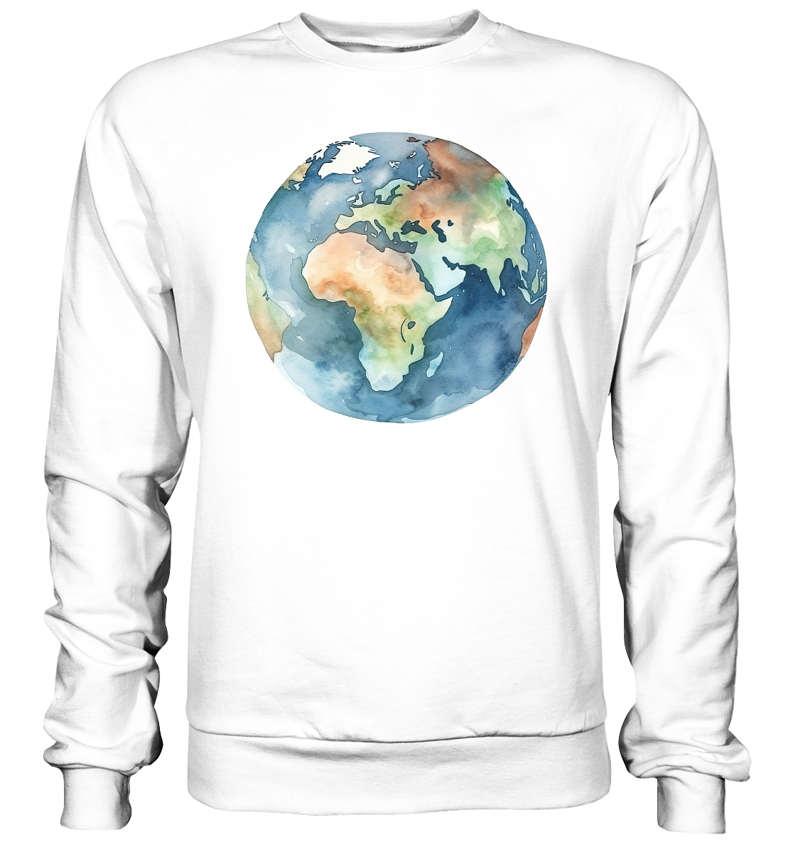 Watercolor Earth - Basic Sweatshirt