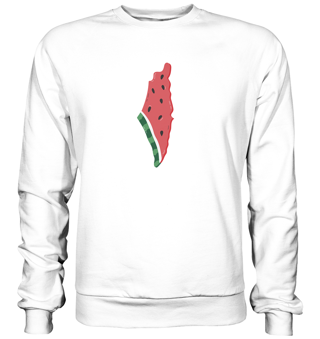 Palestine watermelon flag - Basic Sweatshirt