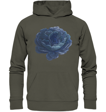 Blue Flower - Organic Hoodie