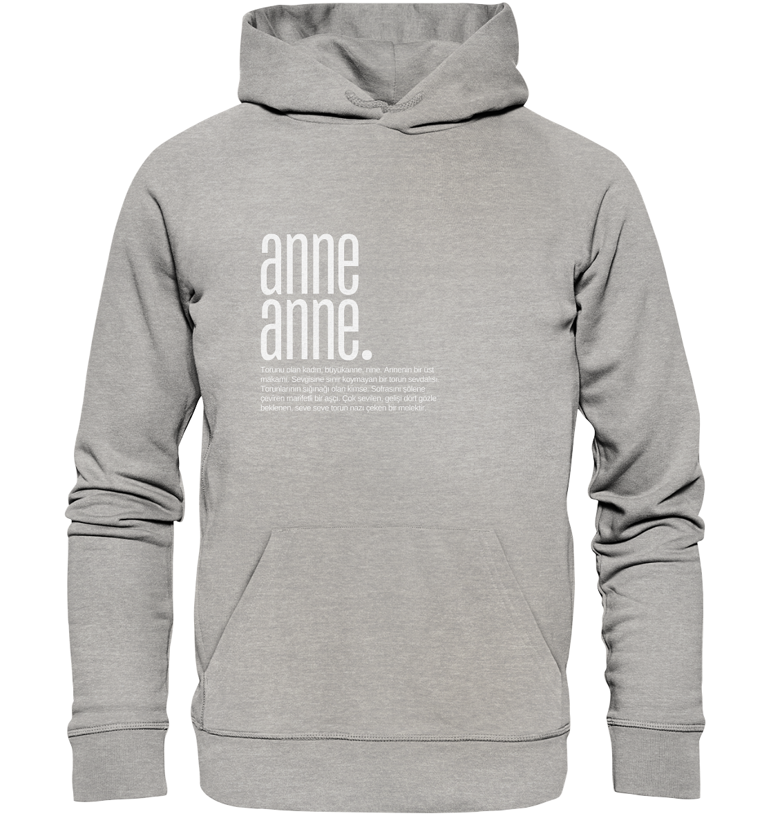 anne anne. - Organic Hoodie