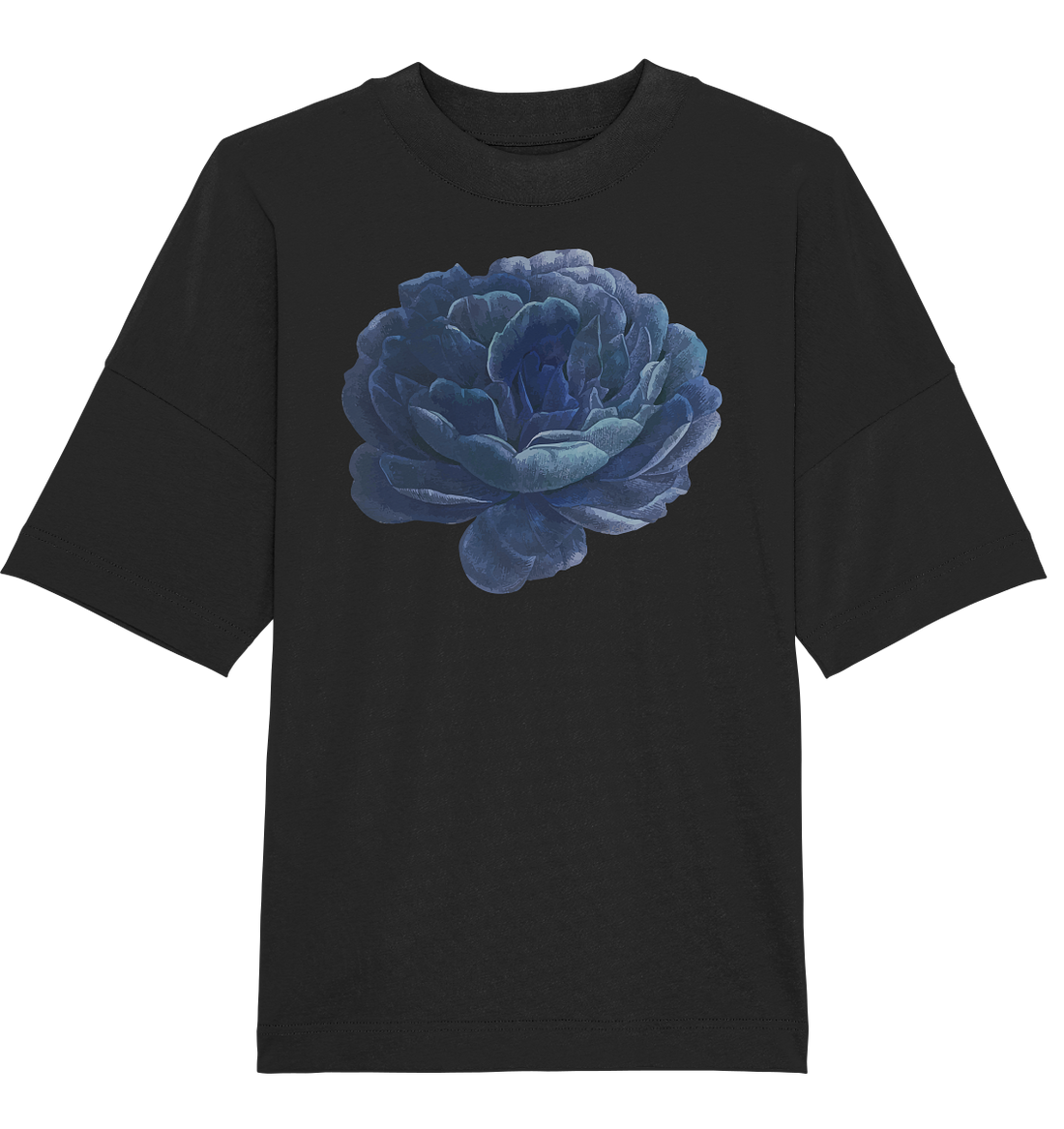 Blue Flower - Oversized Unisex T-Shirt