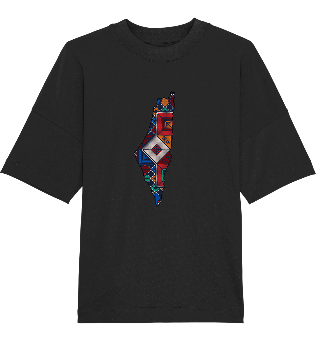 Palestine pattern flag 2 - Organic Oversize Shirt