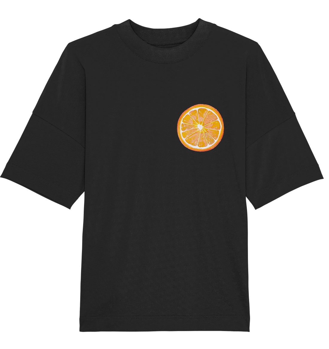 Orange Slice Watercolor - Oversized Unisex T-Shirt