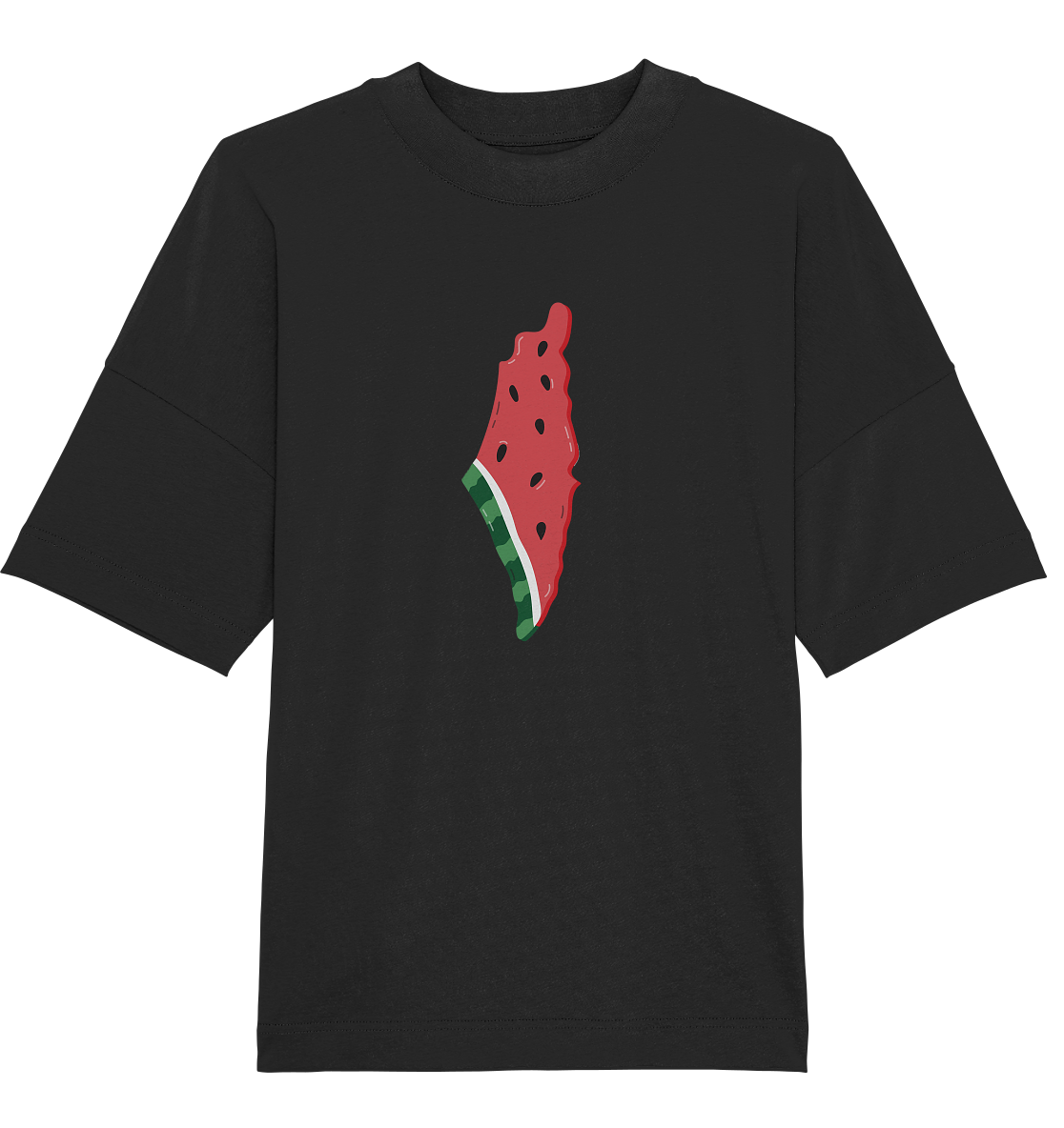 Palestine watermelon flag - Organic Oversize Shirt