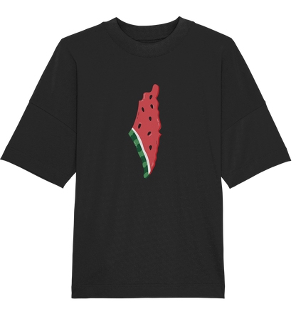 Palestine watermelon flag - Organic Oversize Shirt