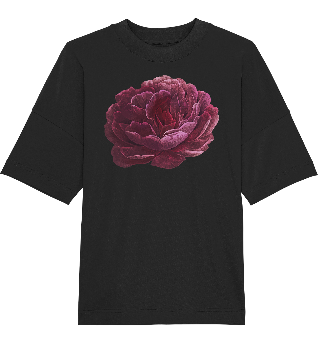 One Pink Flower - Oversized Unisex T-Shirt